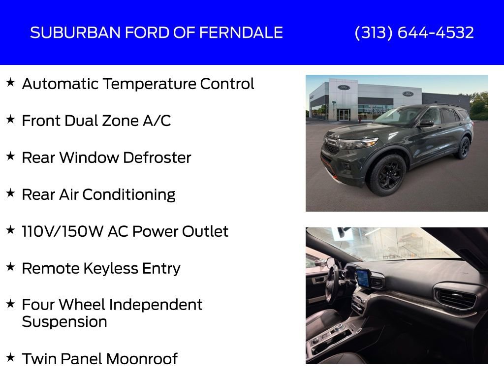 Used 2022 Ford Explorer Timberline w/ Timberline Technology Package AWD/4WD image 13