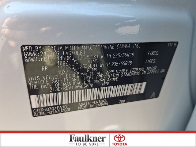 Certified 2017 Toyota RAV4 Platinum AWD/4WD image 28