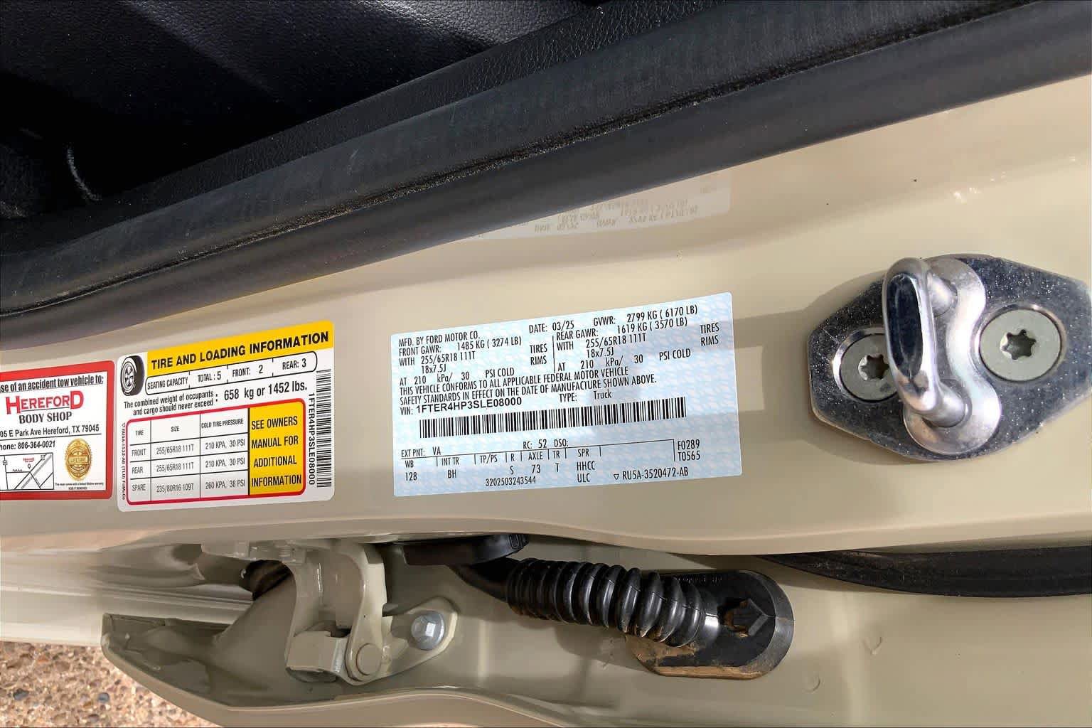 Certified 2025 Ford Ranger XLT w/ Equipment Group 301A High AWD/4WD image 37