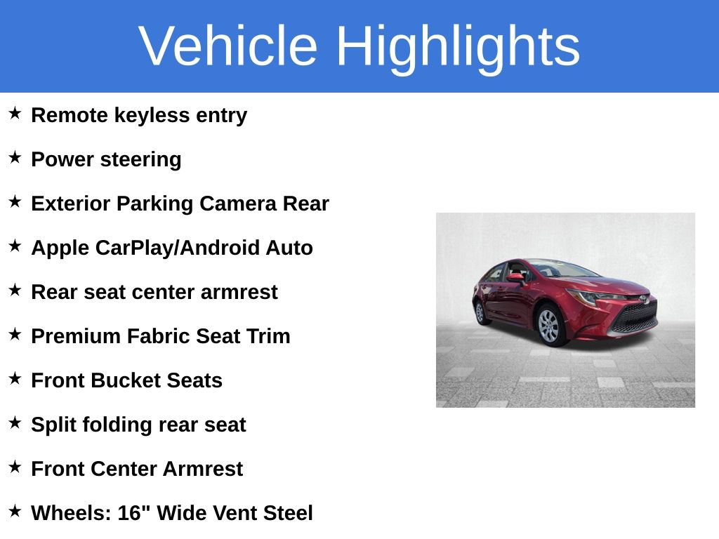 Used 2022 Toyota Corolla LE FWD image 4