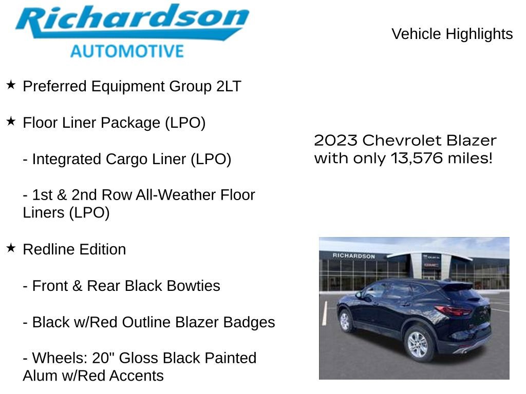 Used 2023 Chevrolet Blazer LT w/ Convenience Package AWD/4WD image 11