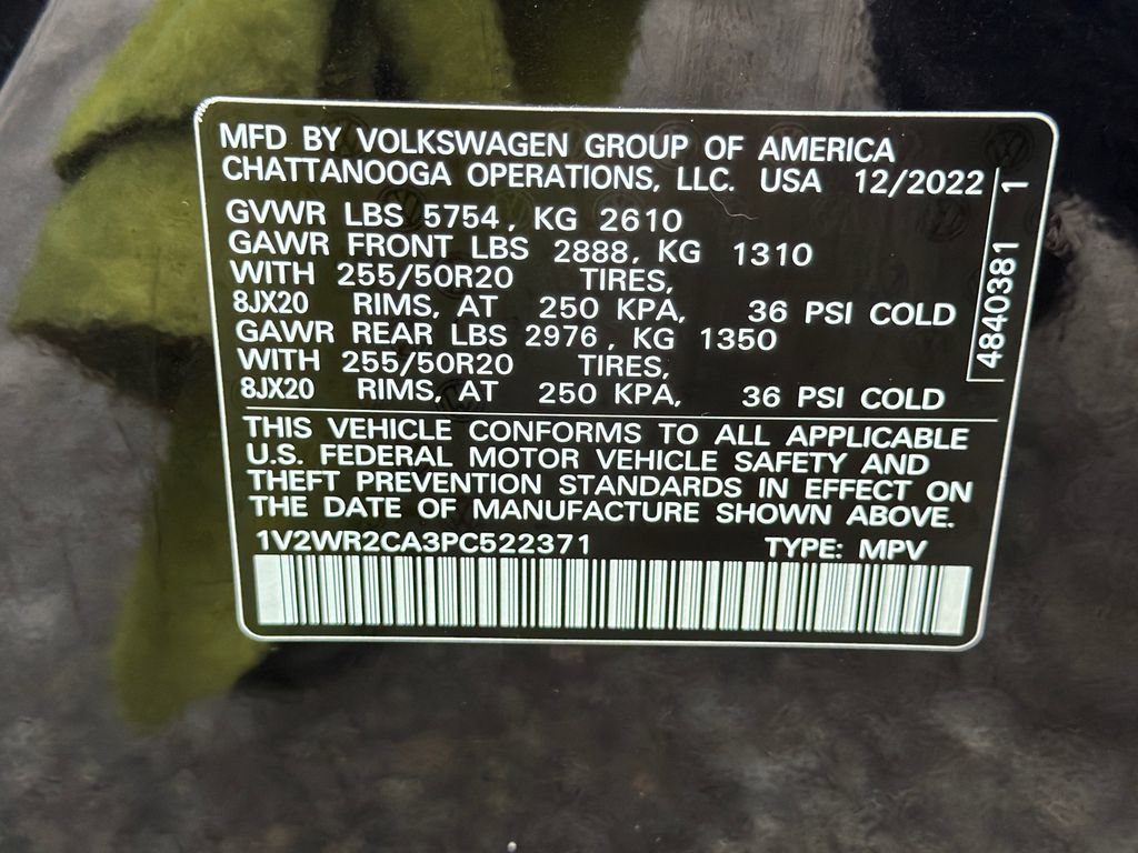 Certified 2023 Volkswagen Atlas SE FWD image 31