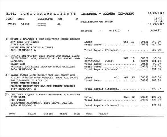 Certified 2022 Jeep Gladiator Sport image 17