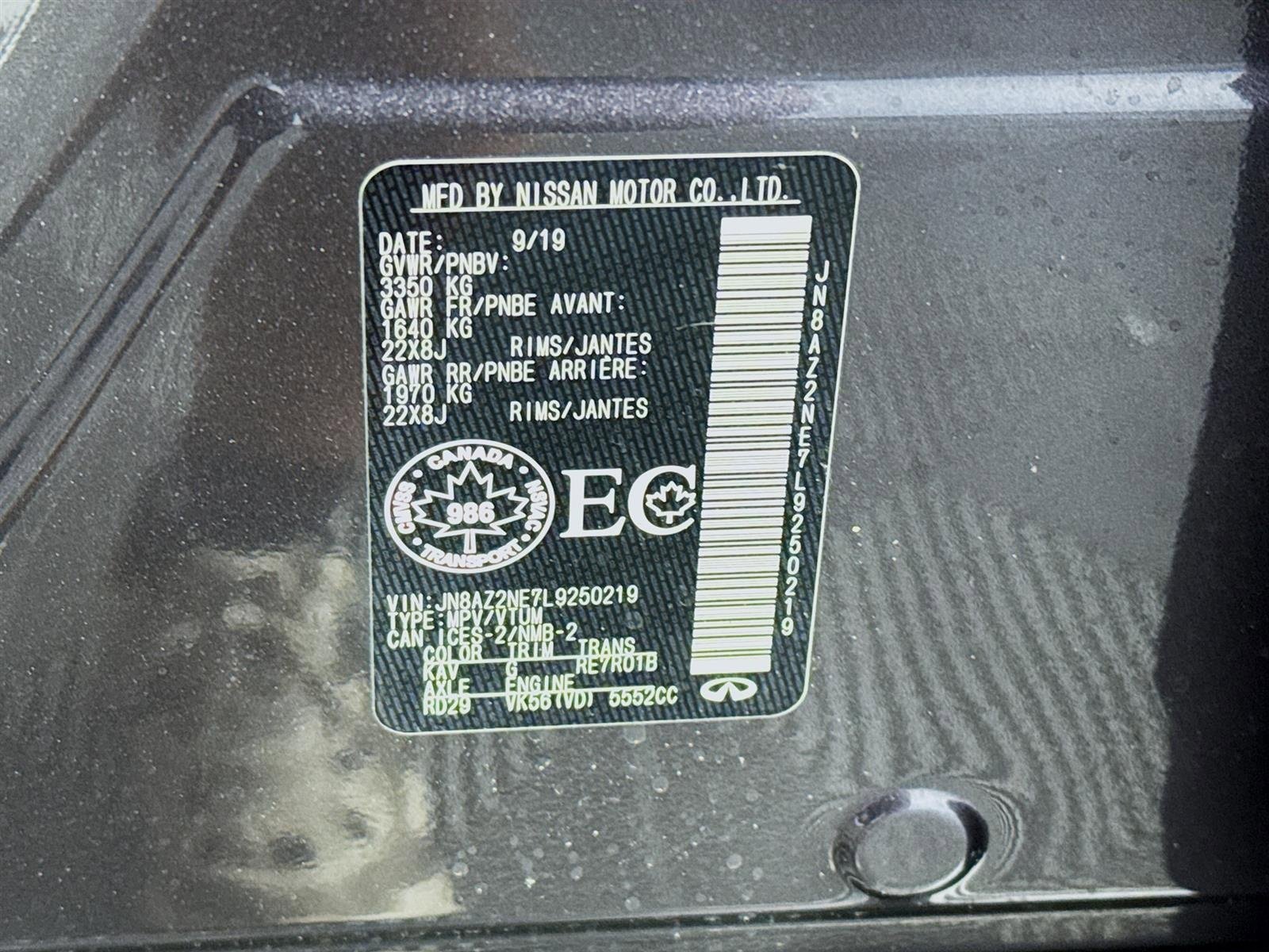 Used 2020 INFINITI QX80 Limited AWD/4WD image 35