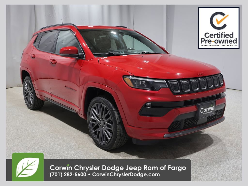 Used 2022 Jeep Compass Limited w/ (RED) Package image 1