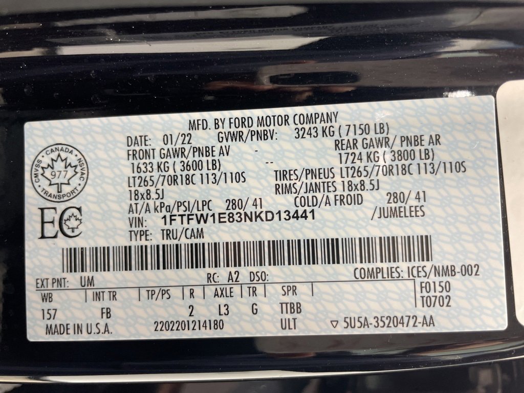 Used 2022 Ford F150 XLT w/ Equipment Group 301A Mid image 23