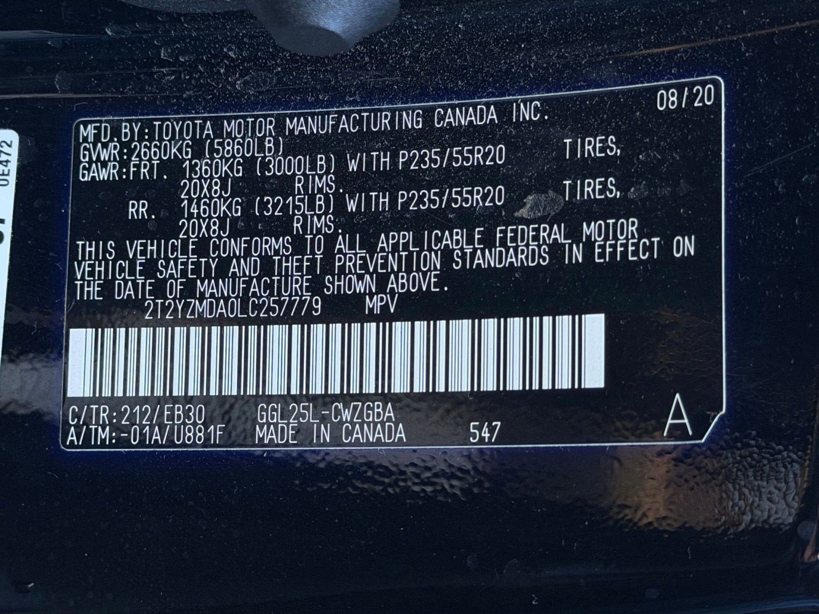 Certified 2020 Lexus RX 350 F Sport w/ Cold Weather Package image 20