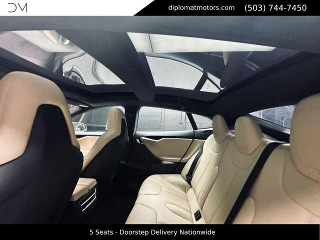 Used 2015 Tesla Model S 70D AWD/4WD image 23