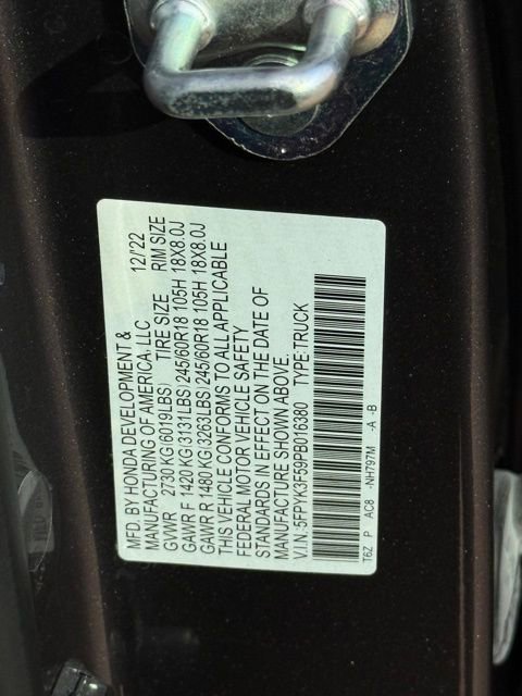 Used 2023 Honda Ridgeline RTL image 30