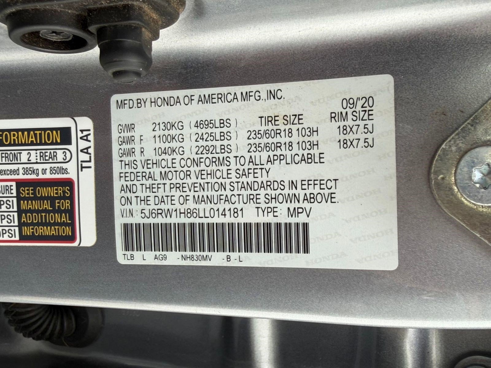 Used 2020 Honda CR-V EX-L image 21