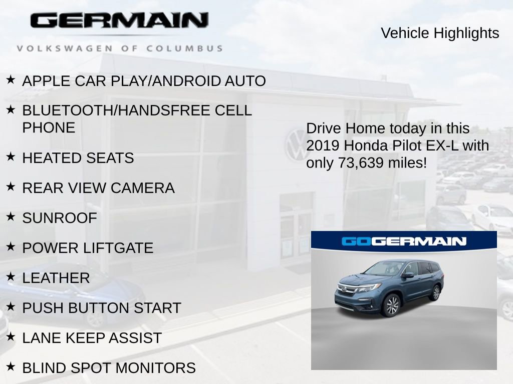 Used 2019 Honda Pilot EX-L image 5