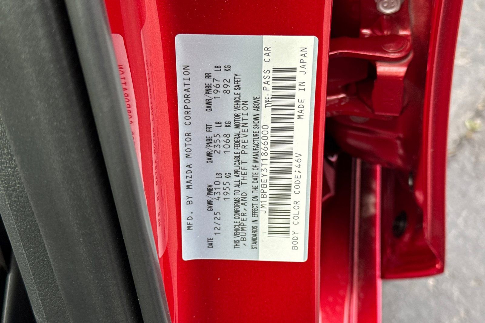 New 2026 MAZDA MAZDA3 2.5 Turbo Sedan w/Premium Plus AWD/4WD image 22