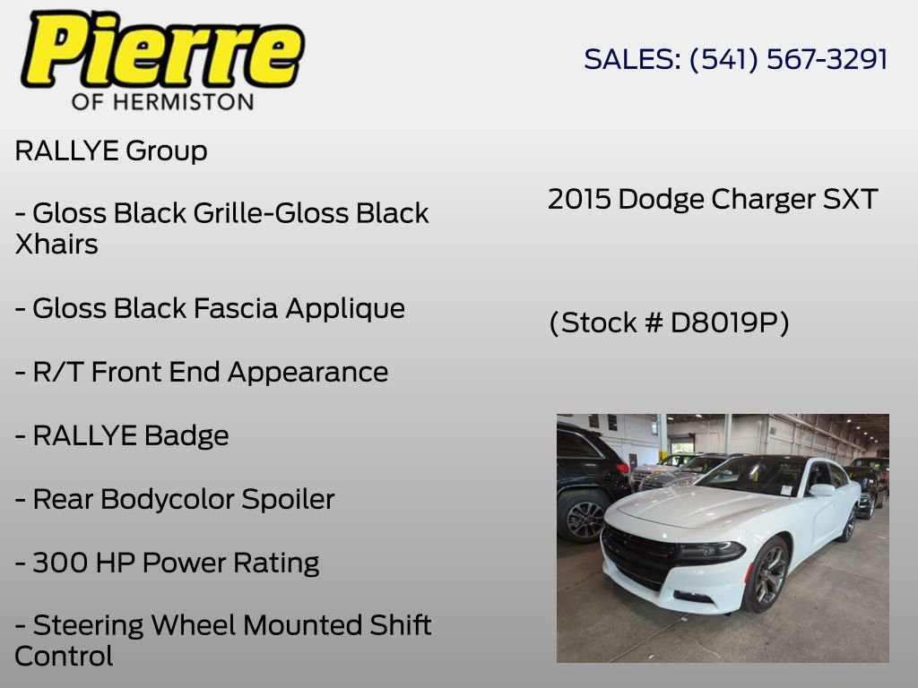 Used 2015 Dodge Charger SXT w/ Plus Group RWD image 11