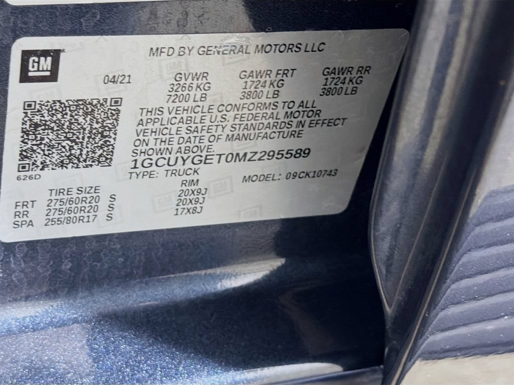 Used 2021 Chevrolet Silverado 1500 LTZ w/ Technology Package AWD/4WD image 30