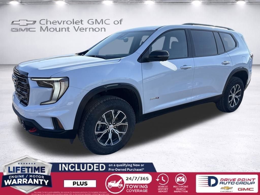 New 2026 GMC Acadia AT4 w/ LPO, Floor Liner Package