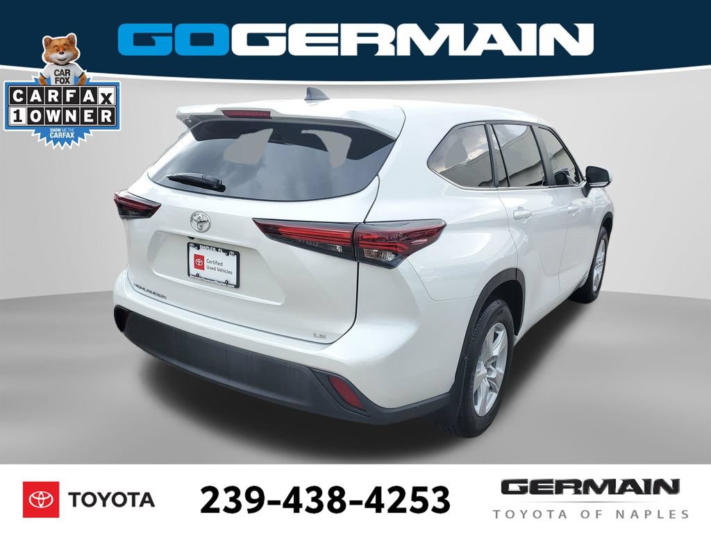 Certified 2024 Toyota Highlander LE FWD image 9