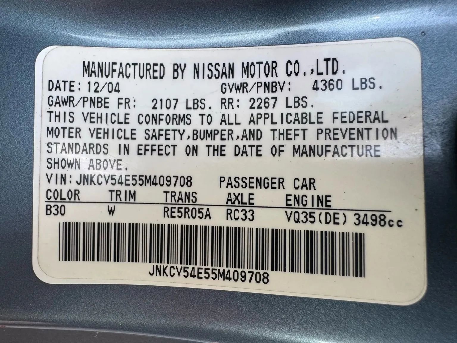 Used 2005 INFINITI G35 Coupe w/ (P01) Premium Pkg image 35