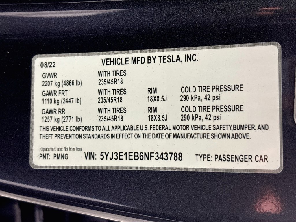 Used 2022 Tesla Model 3 Long Range AWD/4WD image 33