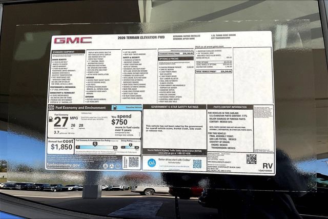 New 2026 GMC Terrain Elevation w/ Elevation Premium Package image 15