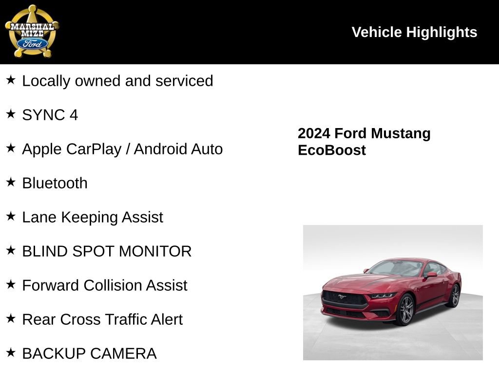 Used 2024 Ford Mustang EcoBoost image 2