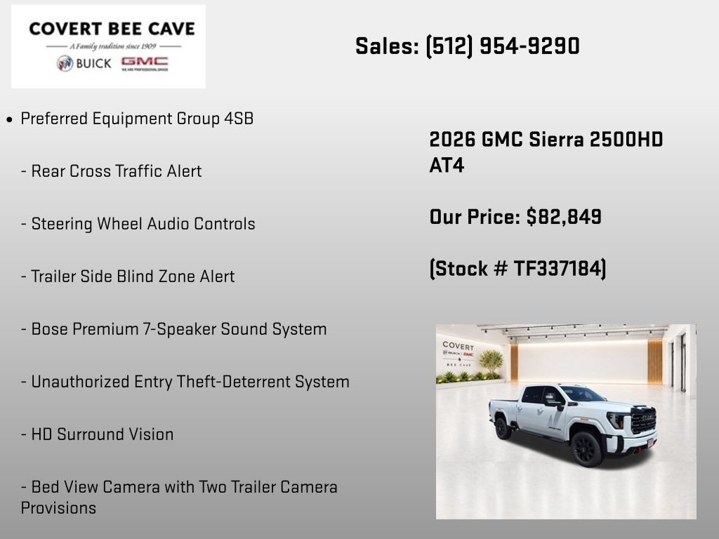 New 2026 GMC Sierra 2500 AT4 w/ AT4 Premium Plus Package AWD/4WD image 31