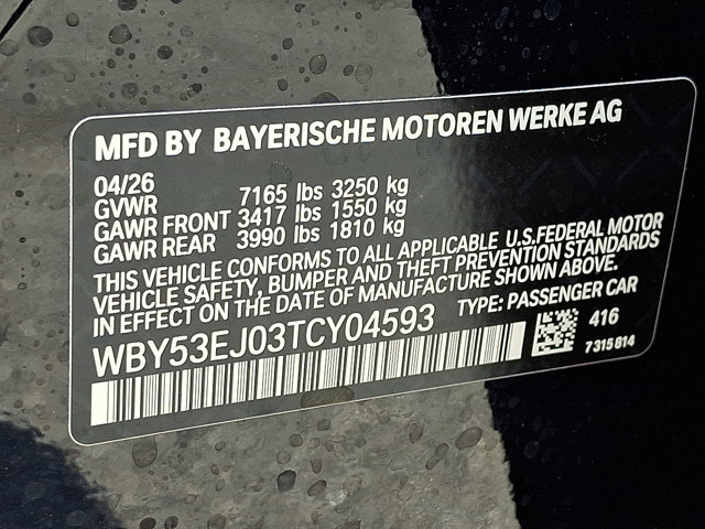 New 2026 BMW i7 xDrive60 w/ Executive Package AWD/4WD image 19