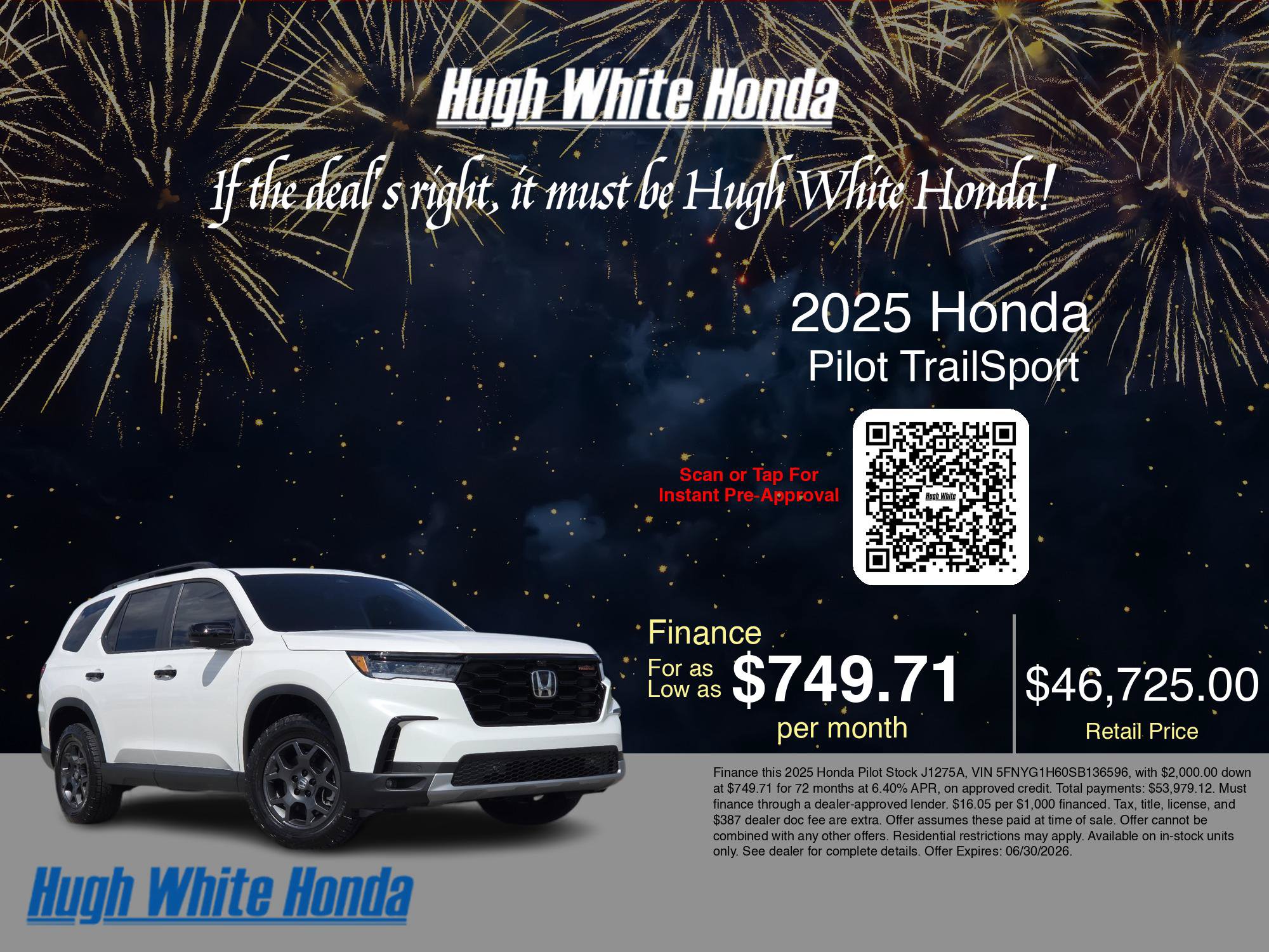 Used 2025 Honda Pilot TrailSport image 3