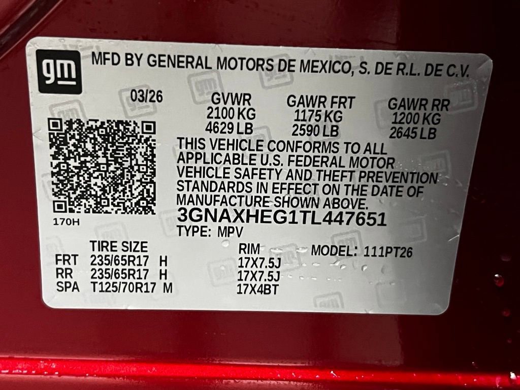 New 2026 Chevrolet Equinox LT image 25
