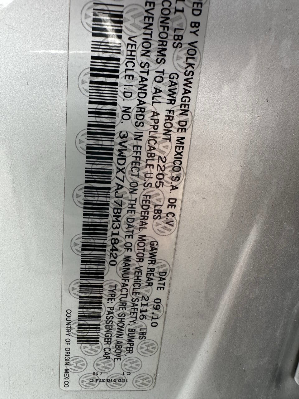 Used 2011 Volkswagen Jetta SE image 15