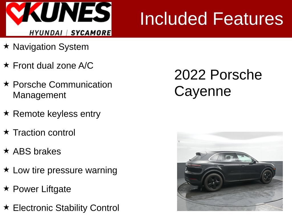 Used 2022 Porsche Cayenne Platinum Edition AWD/4WD image 2