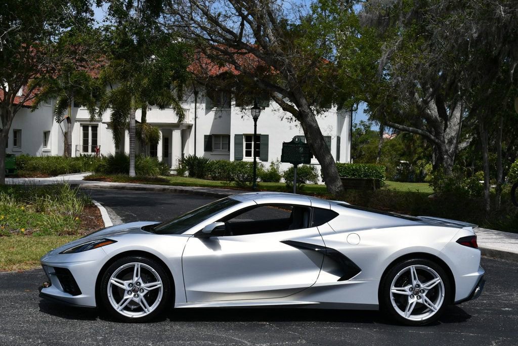 Used 2024 Chevrolet Corvette Stingray Coupe w/ Chrome Exterior Badge Package RWD image 20