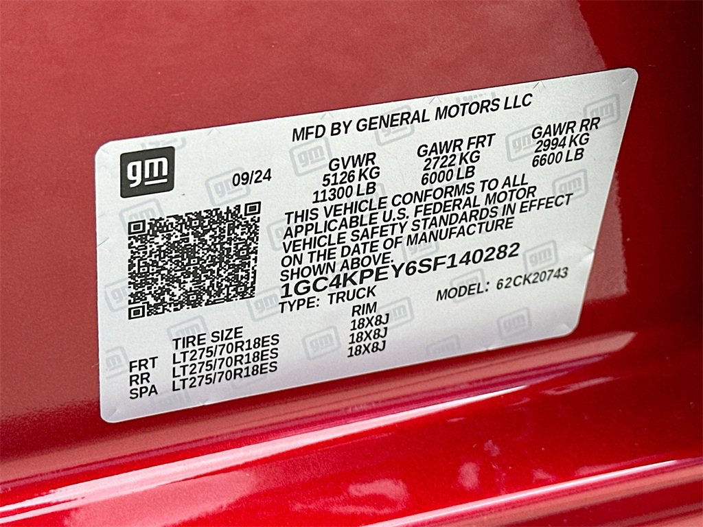 New 2025 Chevrolet Silverado 2500 LTZ w/ LTZ Convenience Package image 21