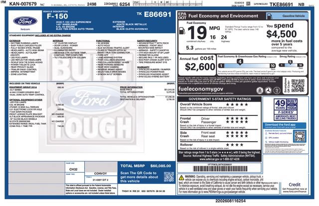 New 2026 Ford F150 XLT w/ XLT Black Appearance Package AWD/4WD image 24