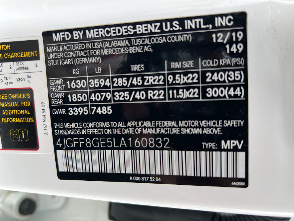 Used 2020 Mercedes-Benz GLS 580 4MATIC image 34