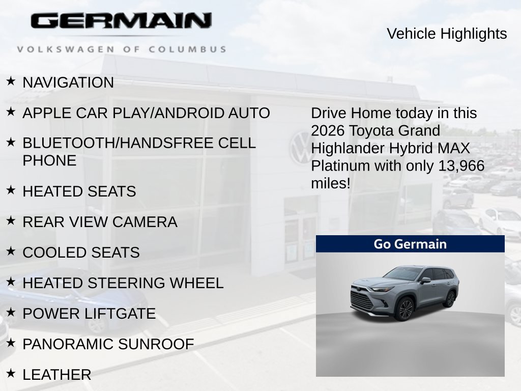 Used 2026 Toyota Grand Highlander AWD Hybrid image 5