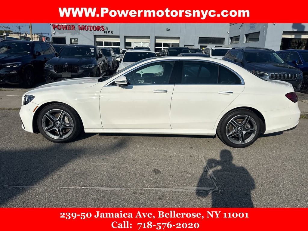 Used 2022 Mercedes-Benz E 350 4MATIC Sedan w/ AMG Line Exterior image 2