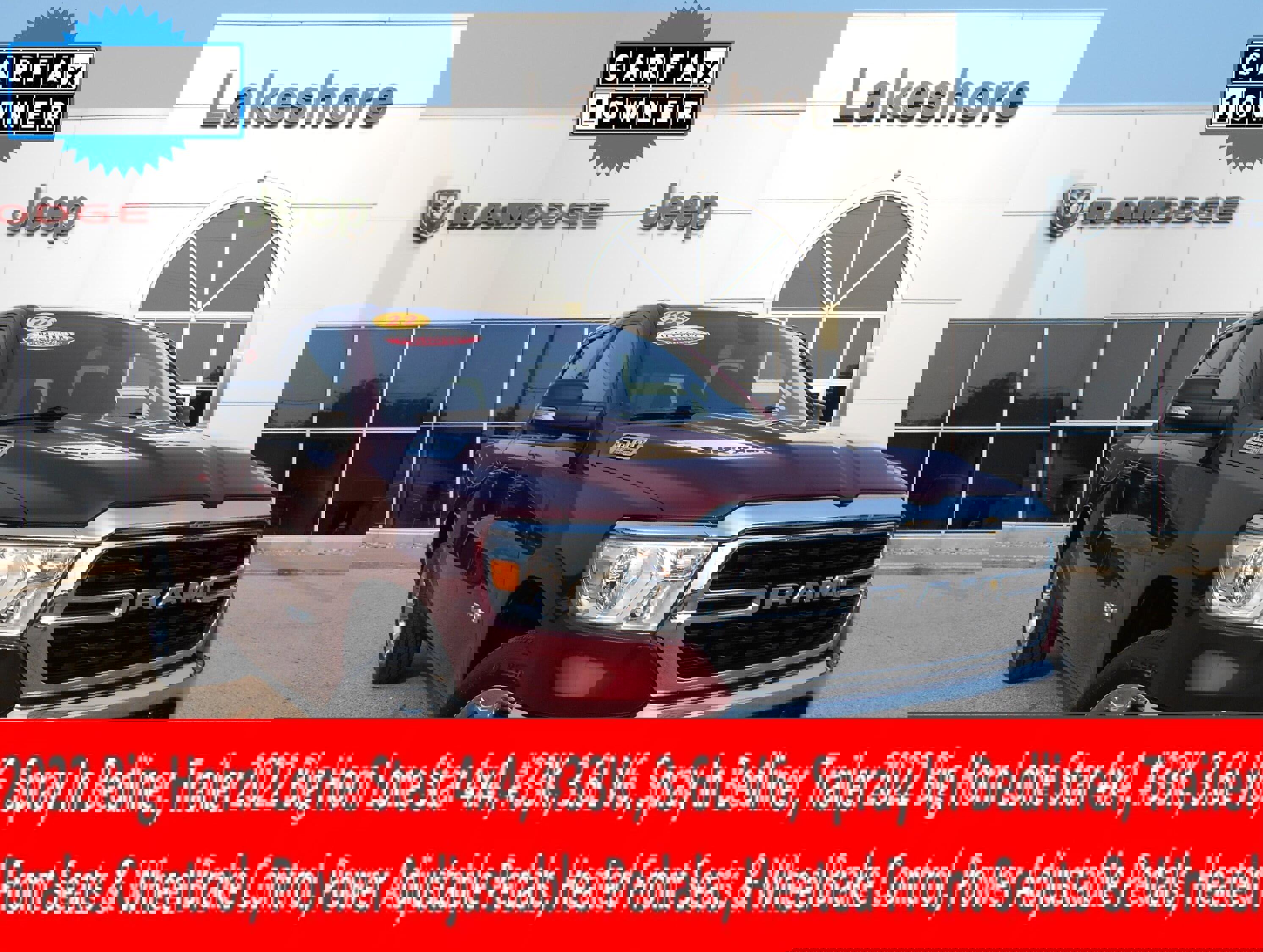 Certified 2022 RAM 1500 Big Horn