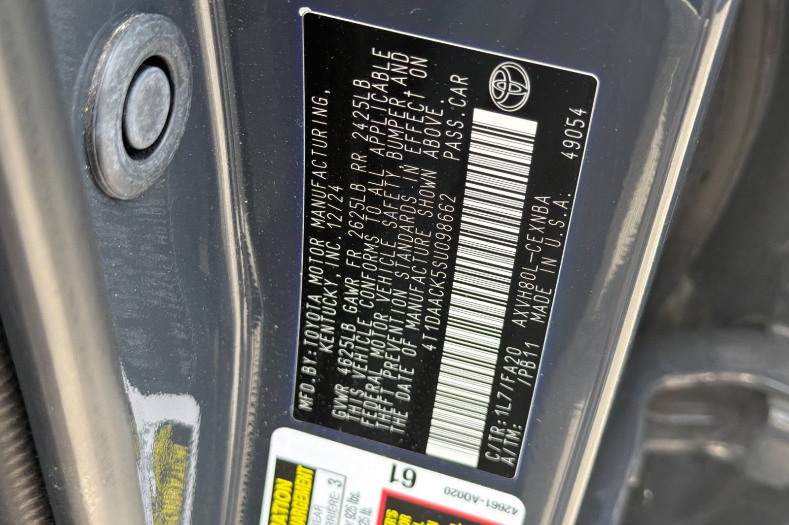 Used 2025 Toyota Camry LE FWD image 29
