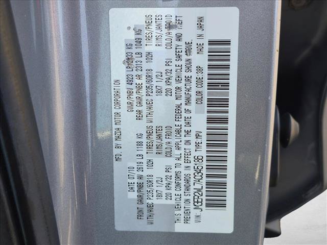 Used 2010 MAZDA CX-7 s Touring w/ Technology Pkg FWD image 22
