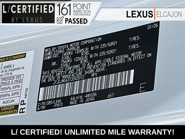 Certified 2026 Lexus RX 450h AWD w/ Convenience Package image 41
