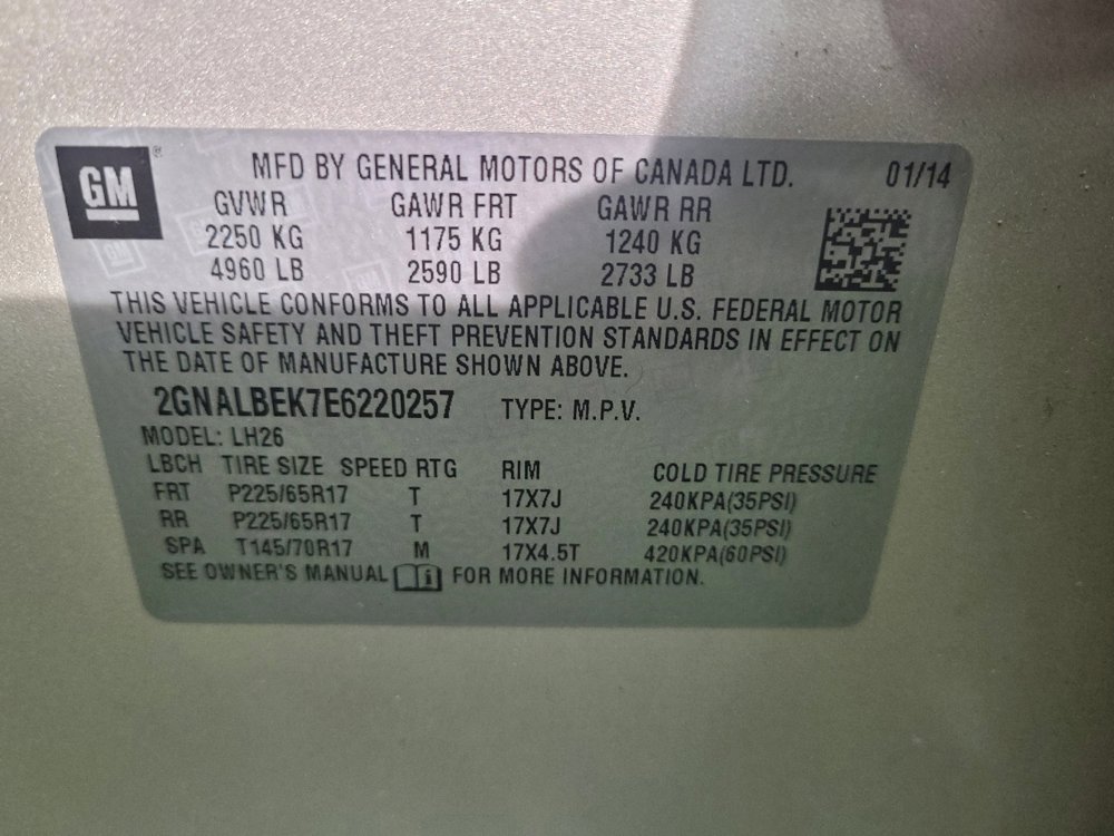 Used 2014 Chevrolet Equinox LT w/ Driver Convenience Package FWD image 33