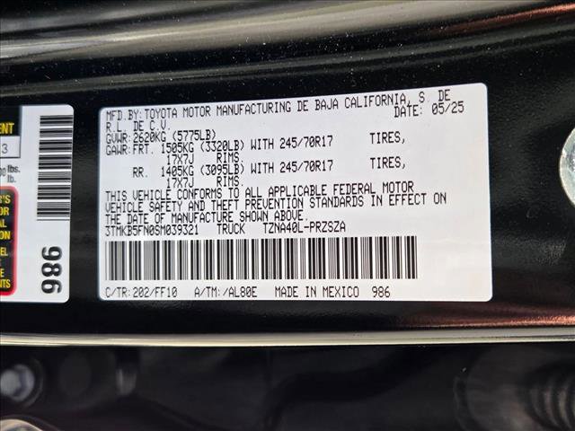 Certified 2025 Toyota Tacoma SR5 image 23
