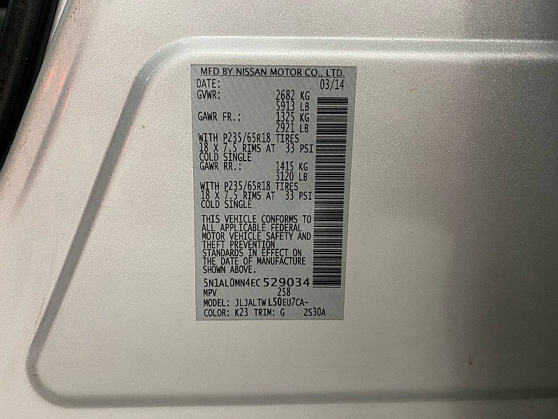 Used 2014 INFINITI QX60 FWD w/ Premium Plus Package image 26