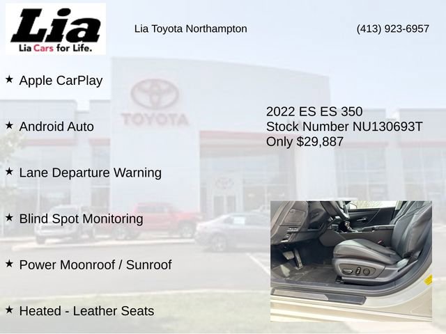 Used 2022 Lexus ES 350 image 7