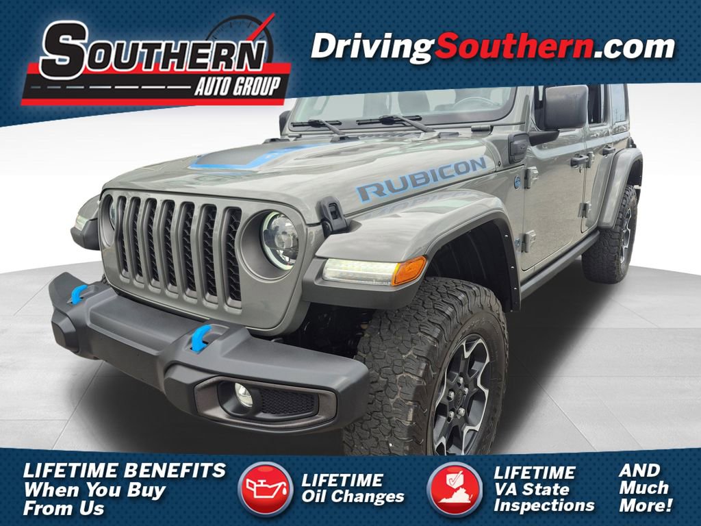 Used 2023 Jeep Wrangler Unlimited Rubicon 4xe w/ Cold Weather Group AWD/4WD image 1