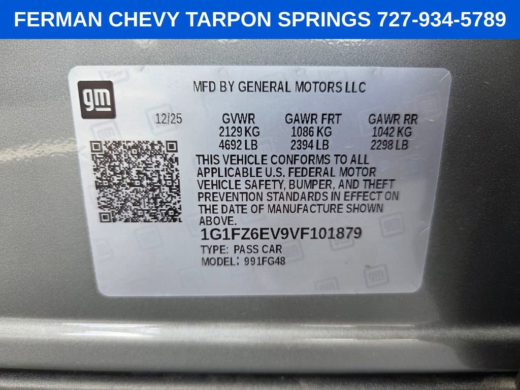 New 2027 Chevrolet Bolt RS image 20