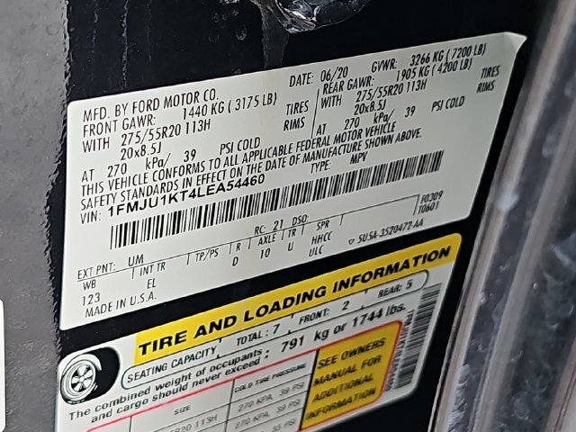 Certified 2020 Ford Expedition Limited RWD image 40