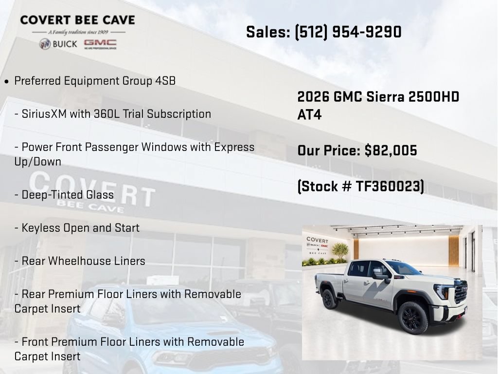New 2026 GMC Sierra 2500 AT4 w/ AT4 Premium Plus Package AWD/4WD image 7