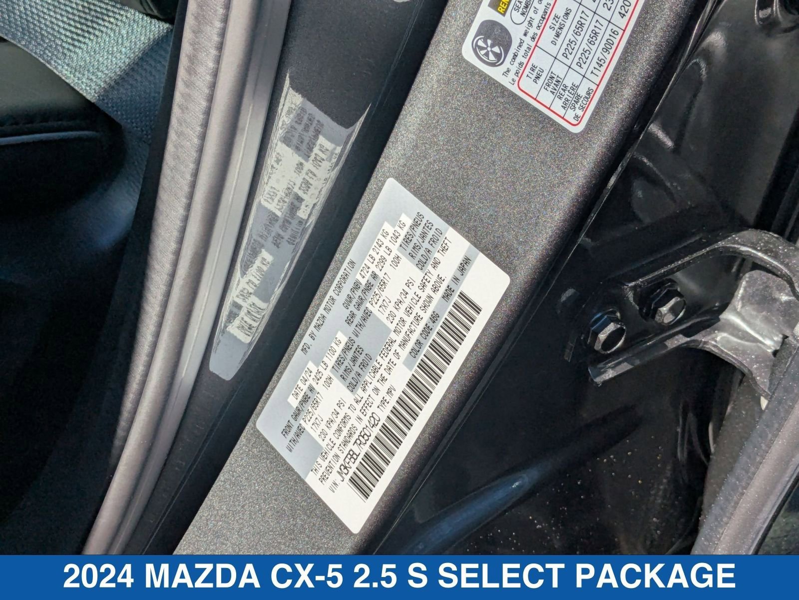 Used 2024 MAZDA CX-5 AWD 2.5 S w/ Select Package image 38
