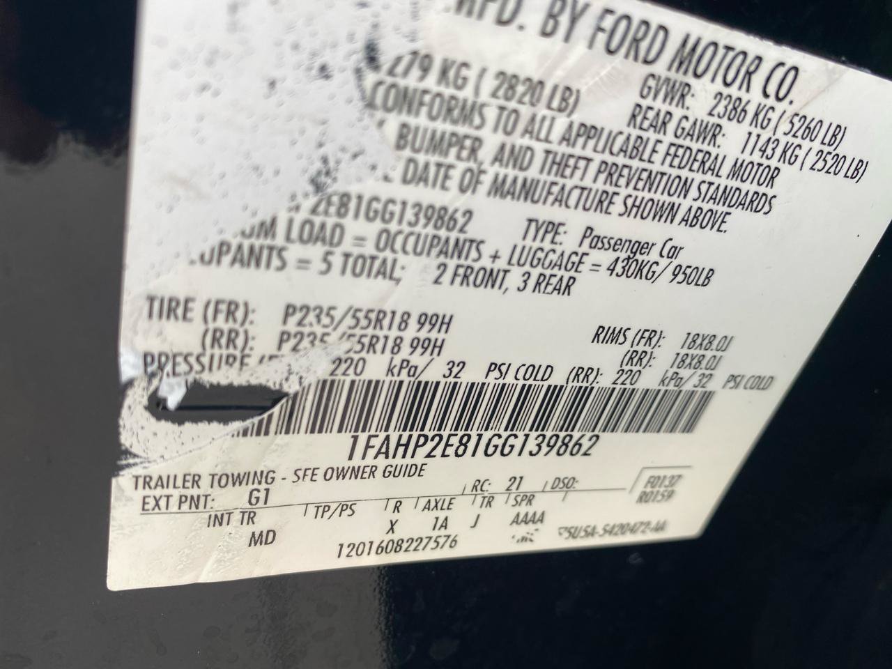 Used 2016 Ford Taurus SEL FWD image 16